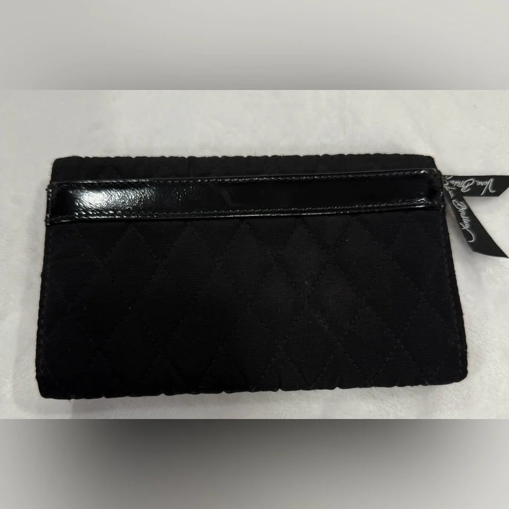 Vera Bradley Black Quilted Wallet - Picture 3 of 4